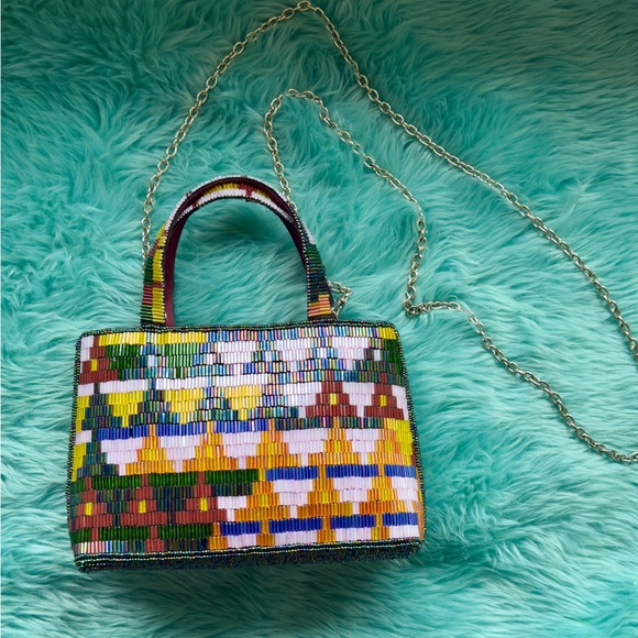 Colorful Beaded Mini Bag - Picture 4 of 5